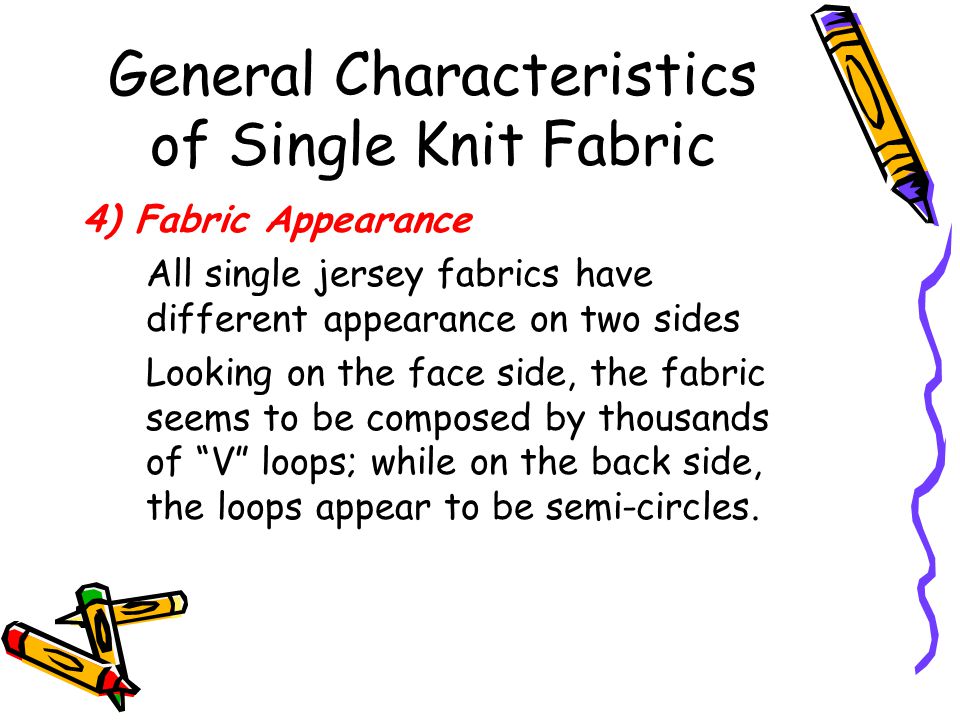 Properties of cheap knitted fabrics